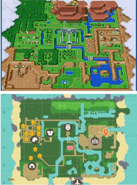 The island of Hyrule from Link To The Past in Animal Crossing by VaynMaanen - Animal Crossing: New Horizons