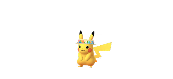 Pikachu flower hat - Pokemon GO