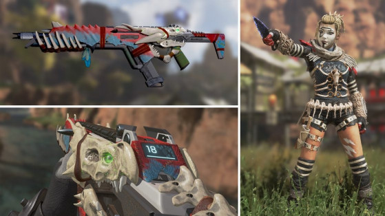 Night Terror Wraith skin and Legendary Honored Prey R-301 - Apex Legends