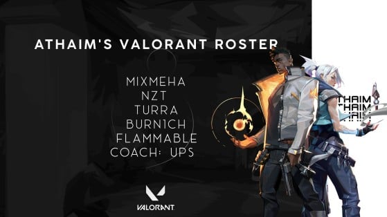 Athaim presents its Valorant team