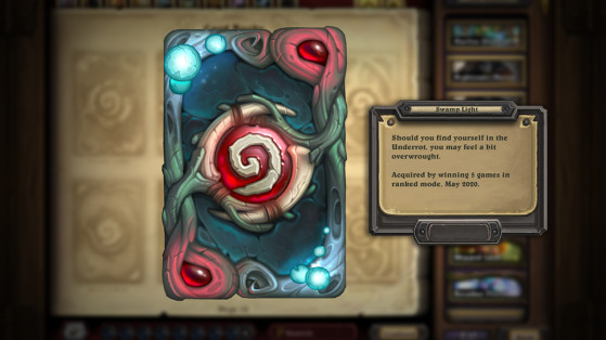 Hearthstone: The May 2020 Card back is Swamp Light