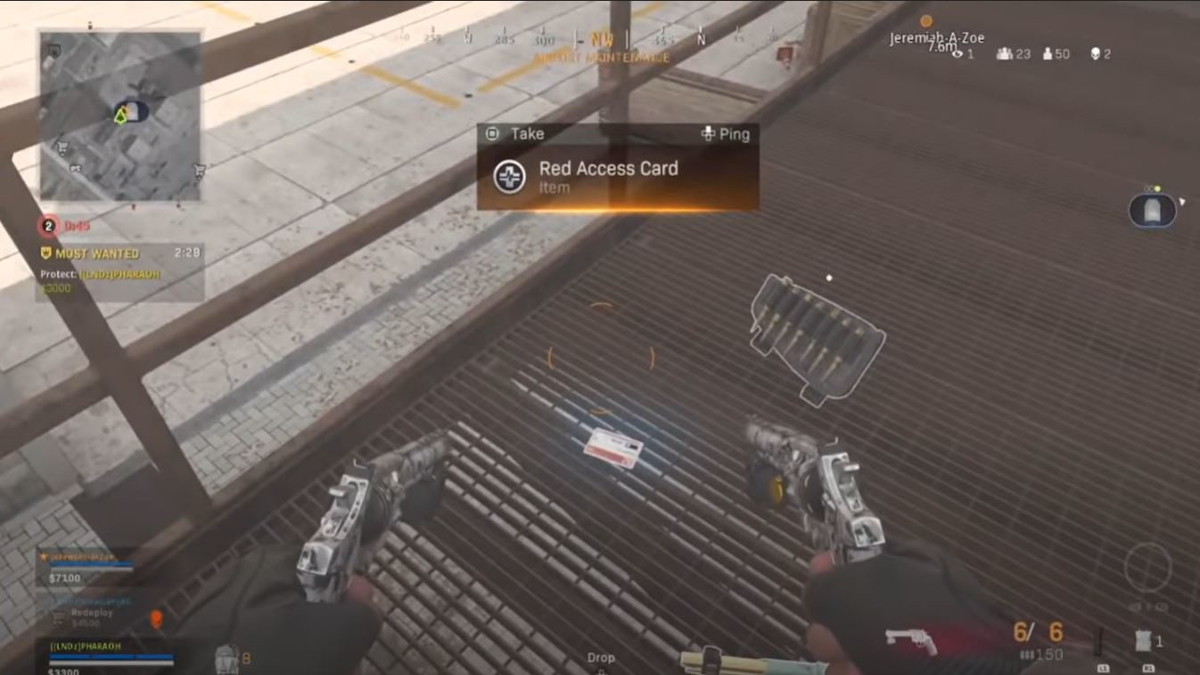 How to use red sale access card warzone