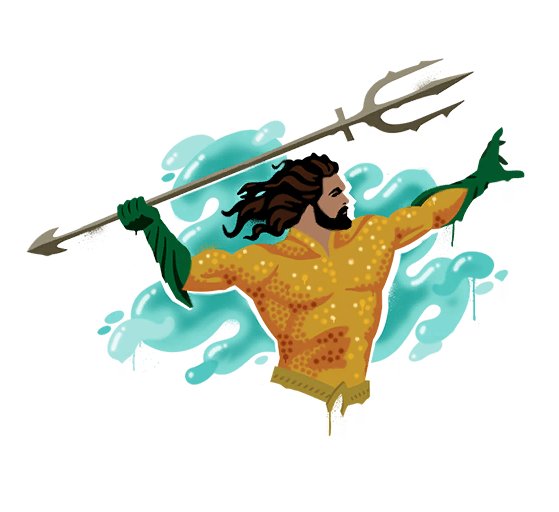 Trident Aquaman Spray - Fortnite
