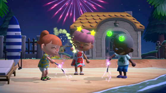 Animal Crossing: New Horizons - Fireworks Show and Each August Date