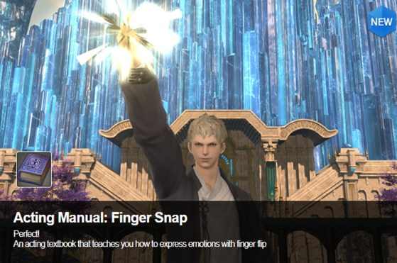 FFXIV Finger Snap Emote Emet-Selch - Final Fantasy XIV