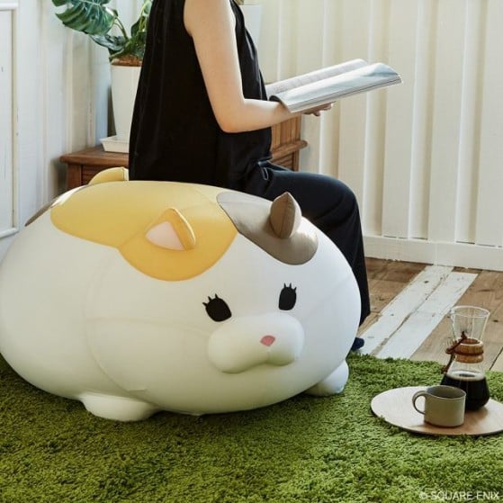 FFXIV Fat Cat Plush — Cushion - Final Fantasy XIV
