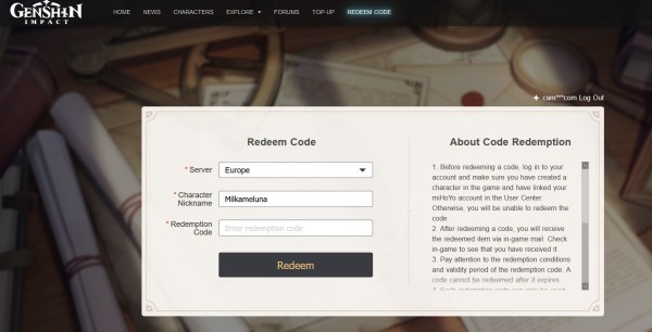Redeem Genshin Impact Promo Codes: Free Primogems and More! - Millenium
