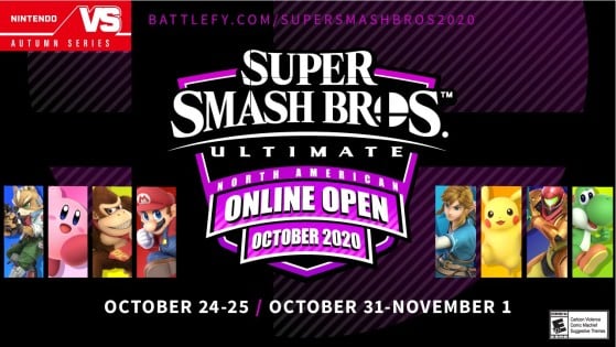Nintendo VS announces Super Smash Bros. Ultimate North America Online Open October 2020