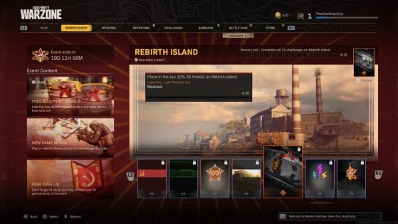 Warzone Season 1: Rebirth Island Challenges, how to complete, rewards