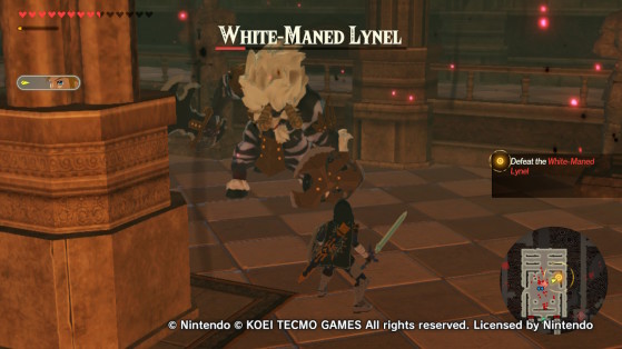 The White-Maned Lynel in Hyrule Warriors: Age of Calamity - Hyrule Warriors: Age of Calamity