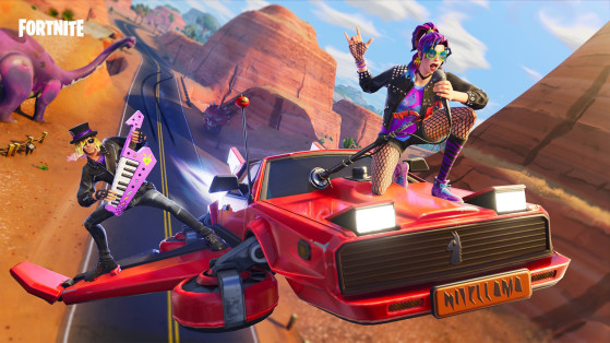 What is in the Fortnite Item Shop today? Burn down the road with the legendary Hot Ride glider!