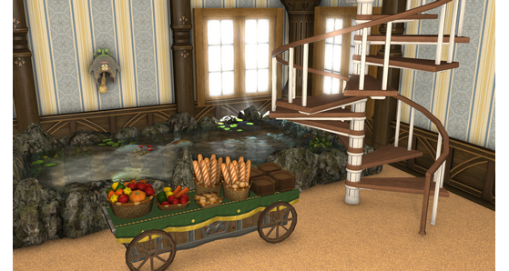 FFXIV 5.55 New Stairway and furnishing - Final Fantasy XIV