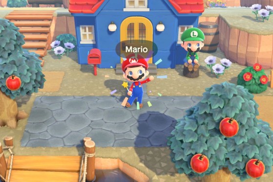 Mario still has the right to a cameo - Animal Crossing: New Horizons