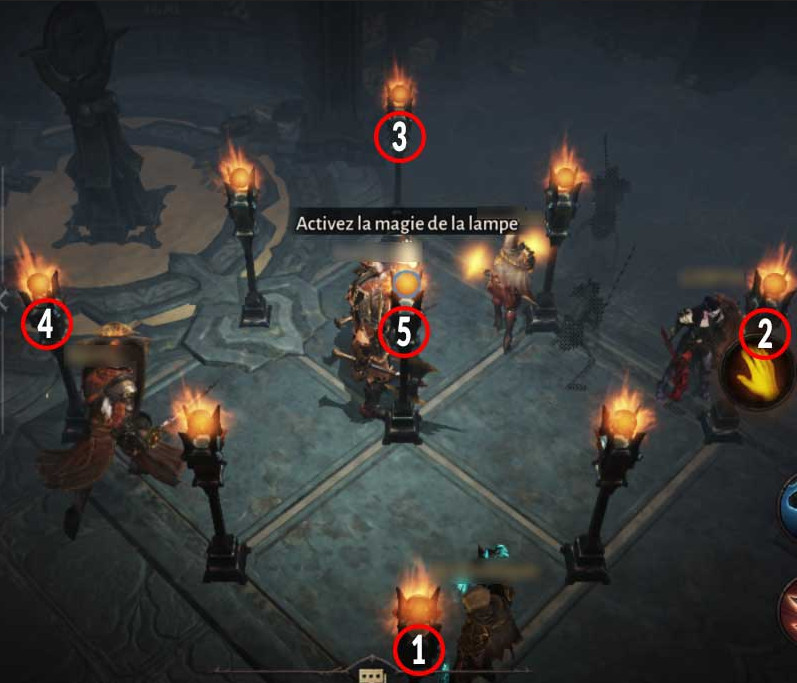 Diablo Immortal Lost Runes How to light all 9 lamps? Millenium