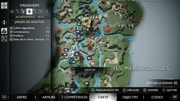All God of War Ragnarok Treasure Mapa Locais e soluções - Jogos, filmes,  televisão que você ama