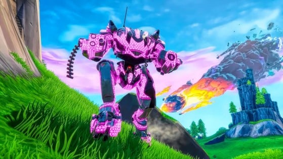 A new glitch has been discovered on Fortnite's B.R.U.T.E mechs