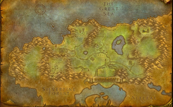 Location of Scarlet Monastery - World of Warcraft: Classic