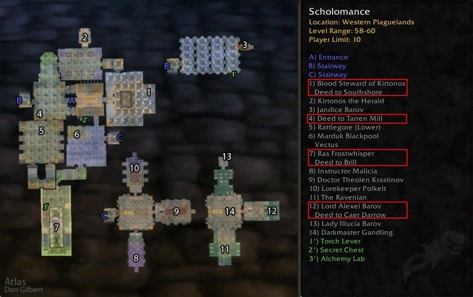 WoW Classic: Scholomance Dungeon Guide - Millenium
