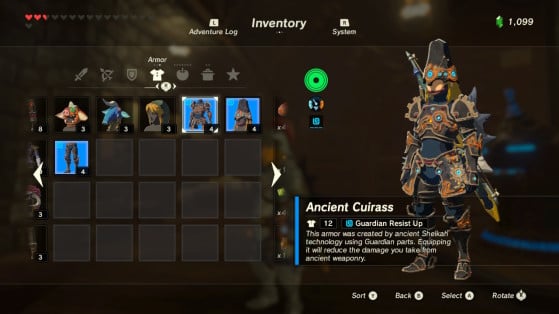 Zelda BotW Guide: Getting the full ancient set