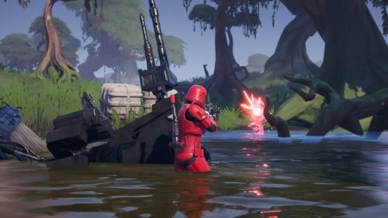 Fortnite: Deal damage with a First Order Blaster Rifle to opponents or First Order Storm