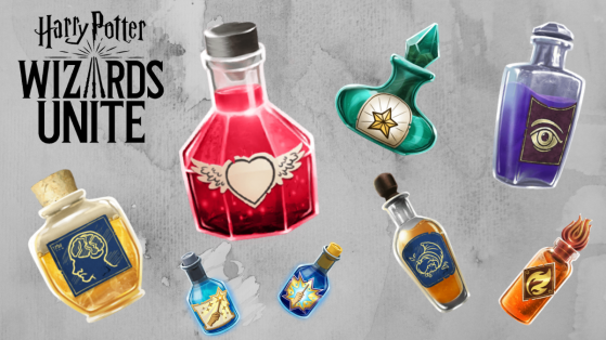 Harry Potter Wizards Unite: making potions, potions list
