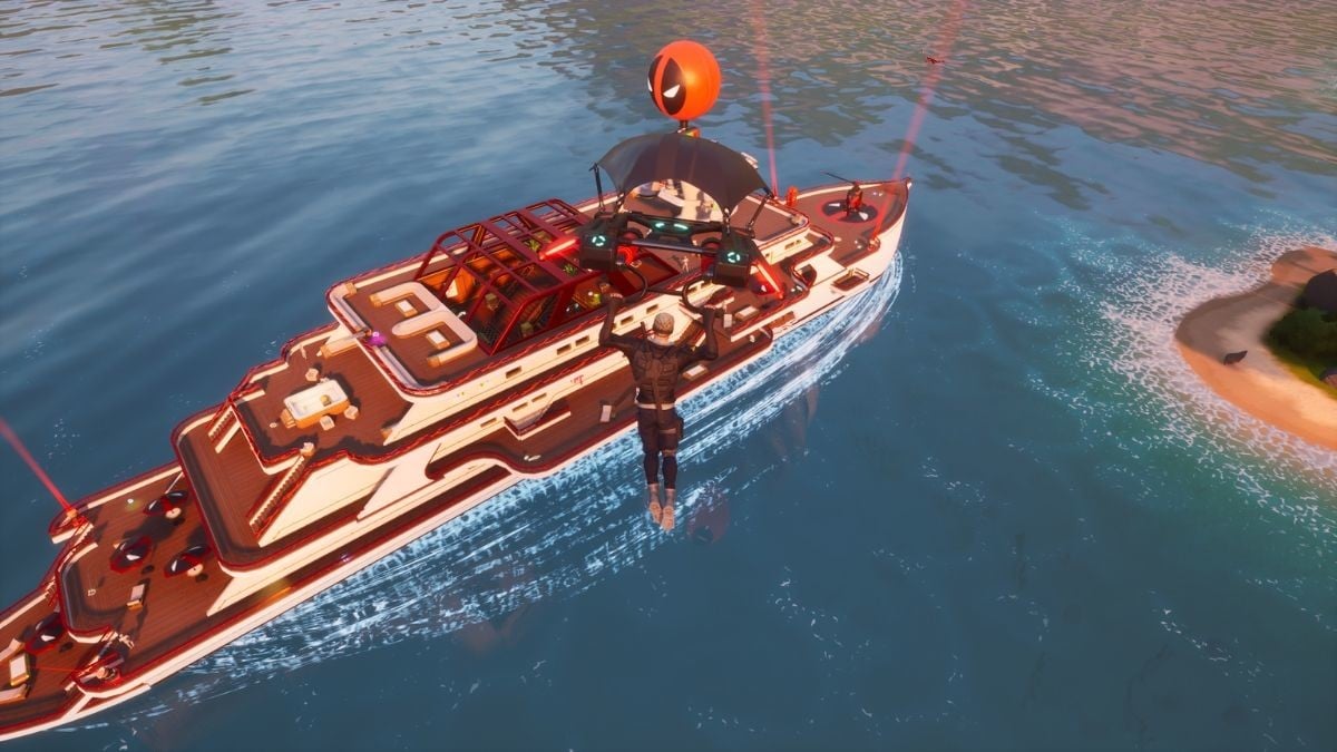 Fortnite Deadpool Challenge Deadpool’s Yacht location Millenium