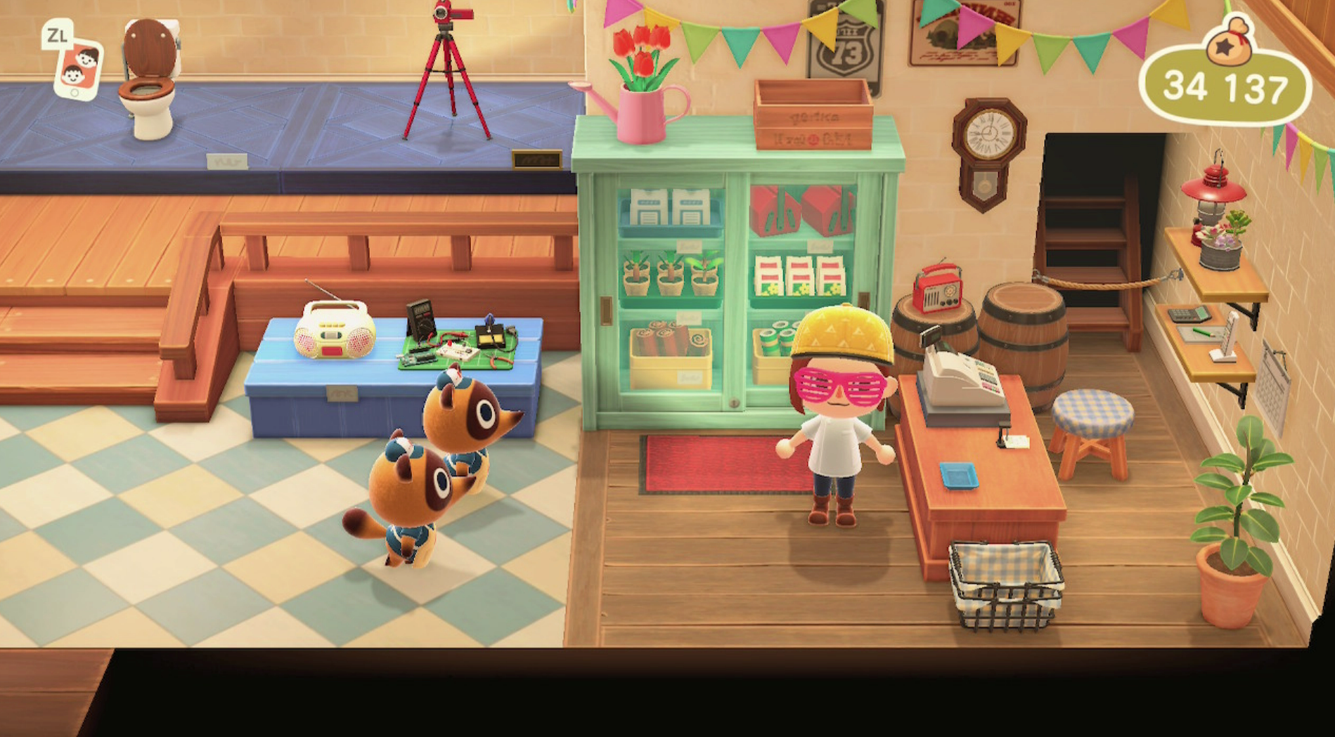 Animal Crossing New Horizons How to upgrade Nook's Cranny Millenium