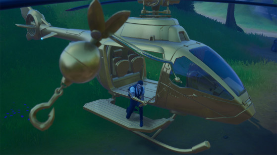 Fortnite Midas Mission Challenge: How to Catch a fish while riding in a Choppa