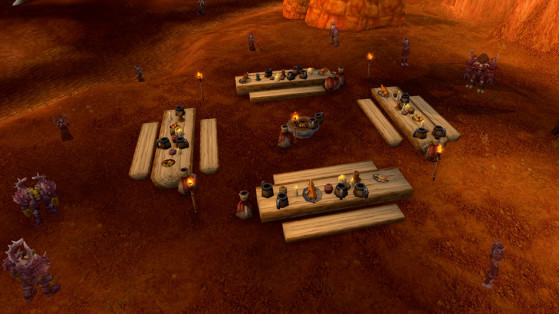 The Horde Banquet, outside Orgrimmar - World of Warcraft: Classic