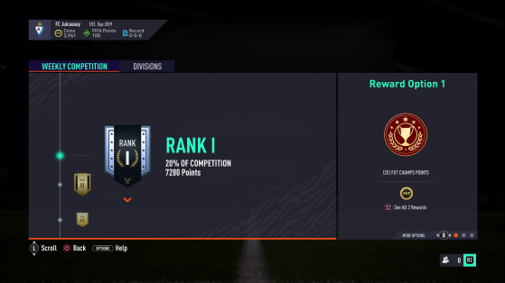 Your division rank - FIFA 21