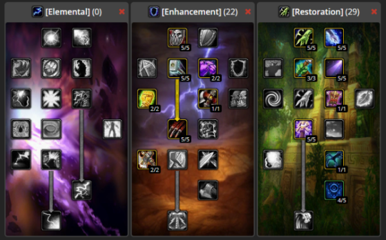 Totem DPS PvE 0/22/29 - World of Warcraft: Classic