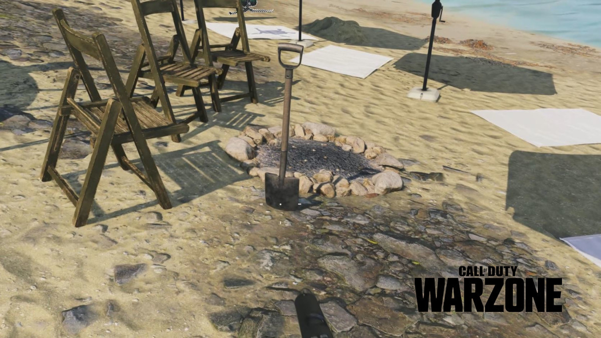 Warzone shovel how to dig up buried treasure? Millenium