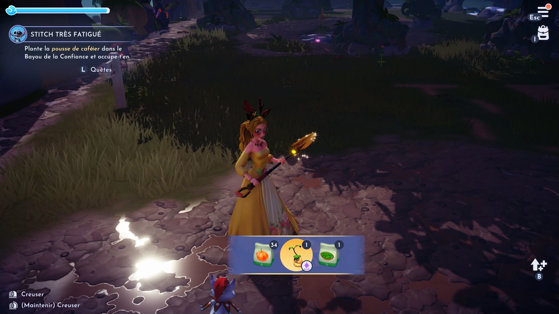 Stitch Disney Dreamlight Valley Hidden Condition, Coffee... All quests