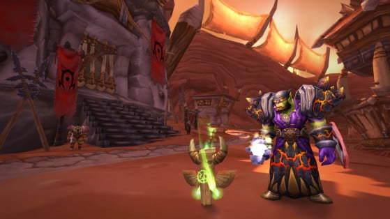 An Orc Shaman in Orgrimmar - World of Warcraft: Classic
