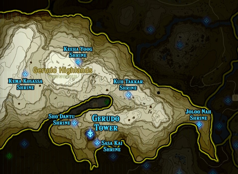 Zelda BotW, All Shrines Kuh Takkar Millenium