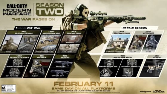 Season 2 roadmap - Call of Duty: Modern Warfare