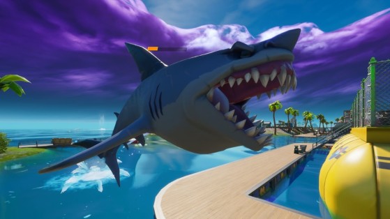 Fortnite Season 3 Week 1 Challenges: How to deal damage Loot Sharks at Sweaty Sands