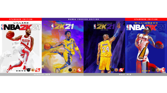 NBA 2K21 Standard and Mamba Forever Editions - Millenium