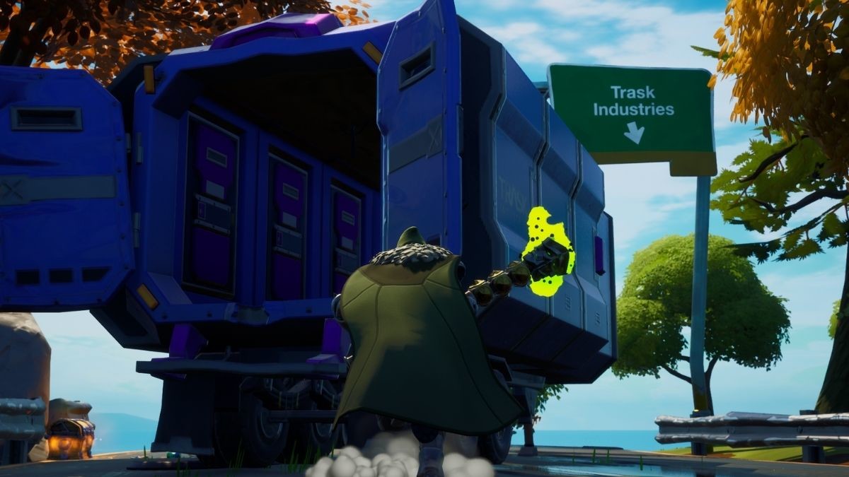 Fortnite Wolverine Challenges Locate a Trask Transport Truck