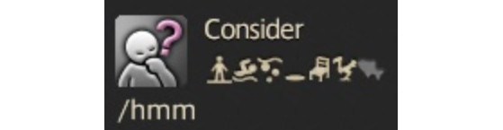 FFXIV Consider Emote - Final Fantasy XIV