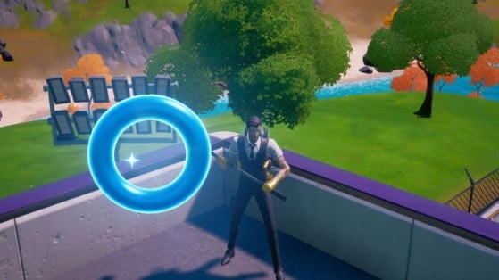 Fortnite Season 4 Week 9 Challenges: Collect Floating Rings at Steamy Stacks