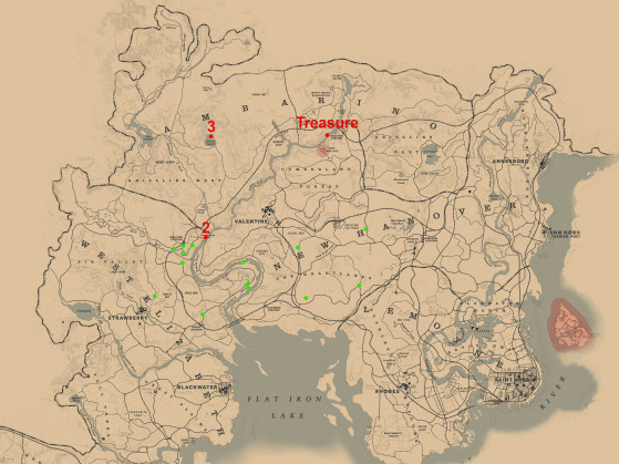 High Stakes Treasure Map Location in Red Dead Redemption 2 - Your Games  Tracker