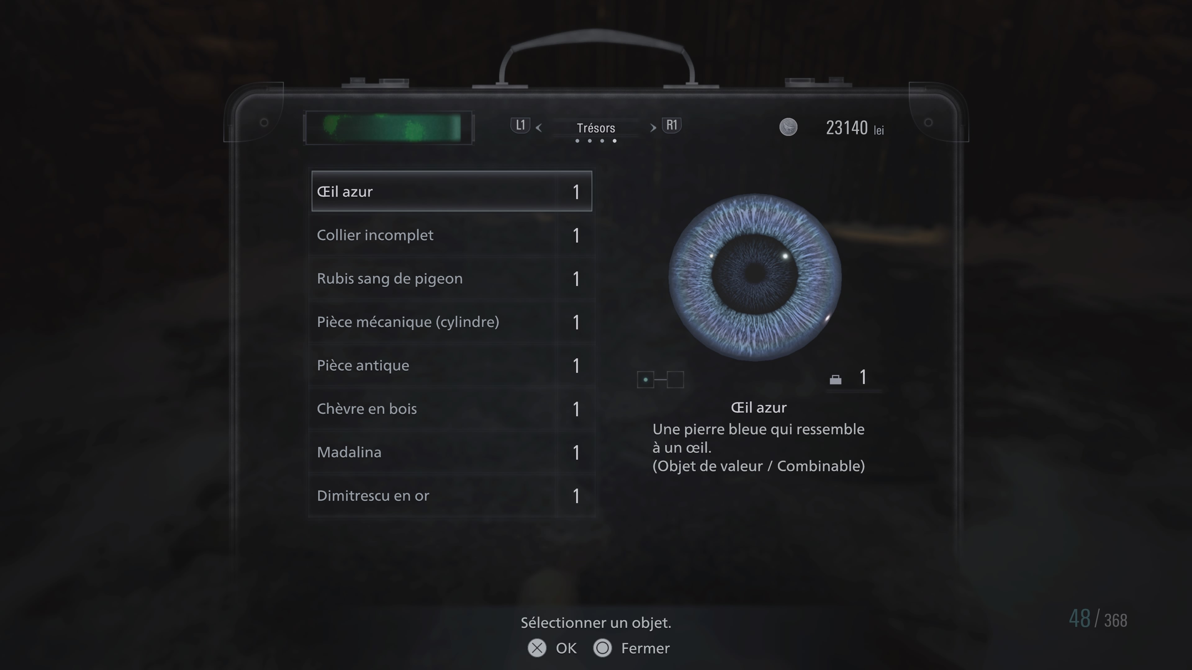Resident Evil Village How to complete the Azure Eye Ring Millenium