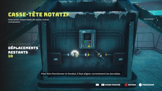 Complete the puzzle to activate the radar - Biomutant