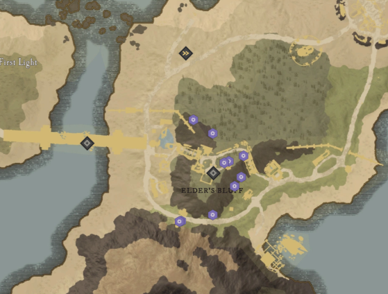 Lifebloom Locations in First Light - New World