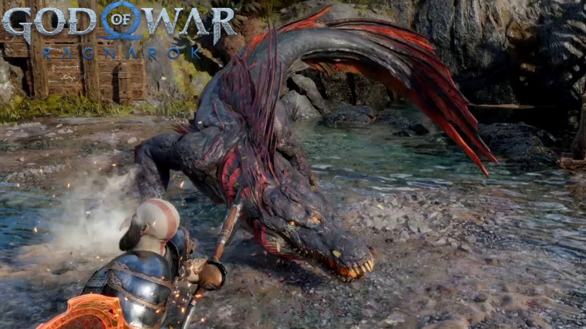 Dreki God of War Ragnarok: How to beat the crocodile boss in