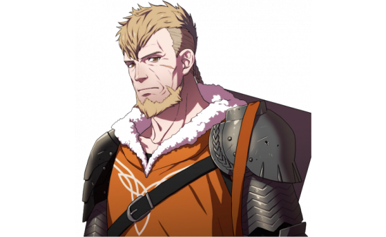 Jeralt: father of the protagonist Byleth (playable character) - Fire Emblem Three Houses