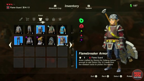 Zelda BotW Guide: Getting the flamebreaker set