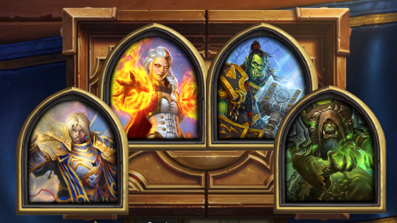 Hearthstone — New class portraits for 1000 victories!