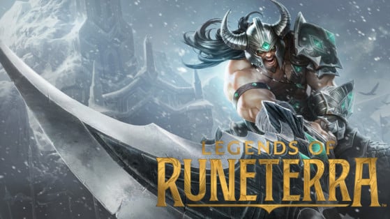 LoL, Legends of Runeterra, LoR: card reveal — Tryndamere, Freljord champion